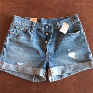 Levi’s buttonfly shorts